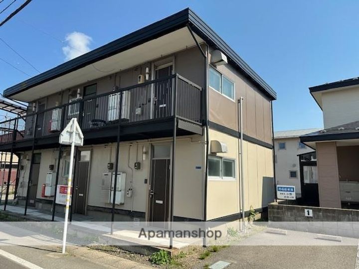 秋田県秋田市八橋大沼町の賃貸アパートの外観