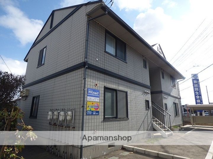 秋田県秋田市牛島西1丁目の賃貸アパート102の外観
