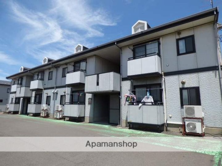 秋田県秋田市寺内後城の賃貸アパートの外観