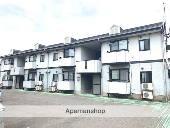 秋田県秋田市寺内後城の賃貸アパートの外観