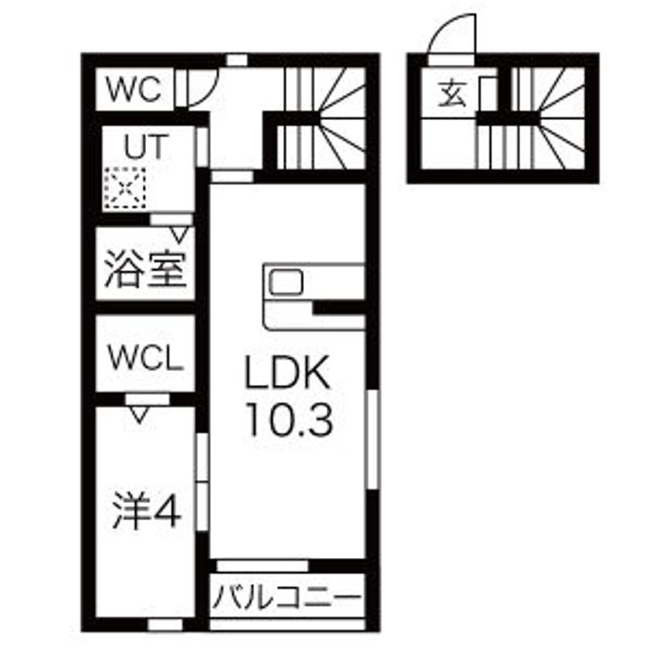 シャルマンヴィラ吉岡の間取り