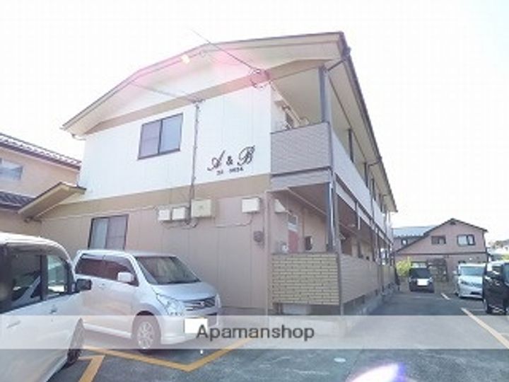 秋田県由利本荘市薬師堂字谷地の賃貸アパートの外観