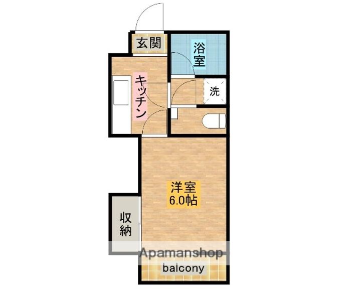 朝日プラザエザース欅通502の間取り