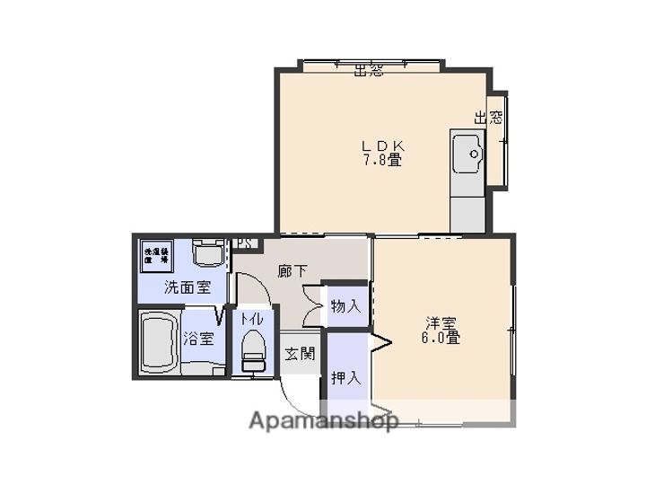 メゾン・ド・アリス101の間取り