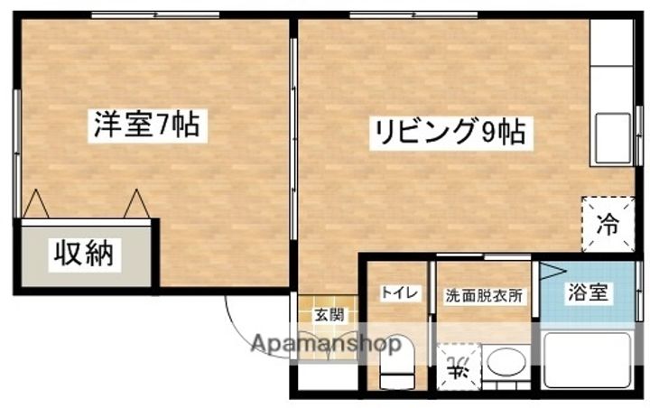 コーポさるびあの間取り