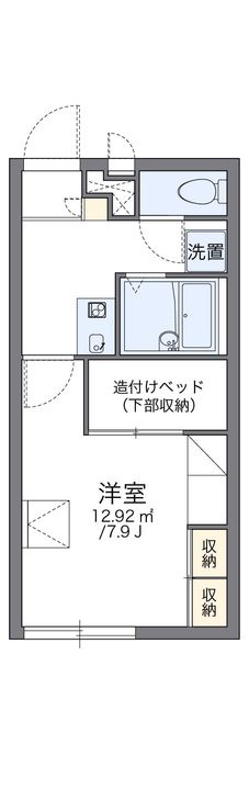 レオパレス姫神207の間取り