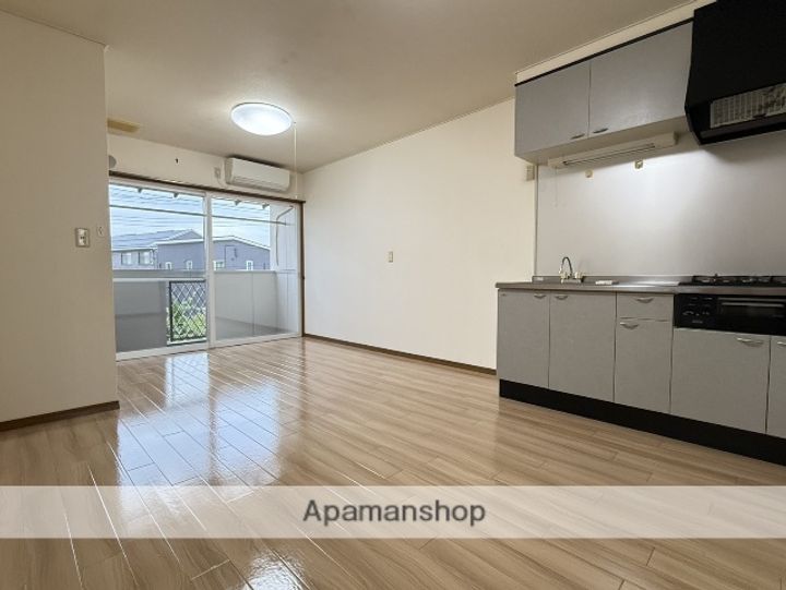 レインボーガーデン仁井田203の居間