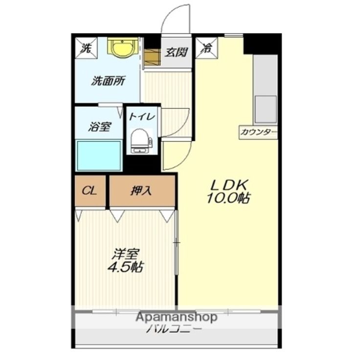 シャングリ・ラ千歳303の間取り