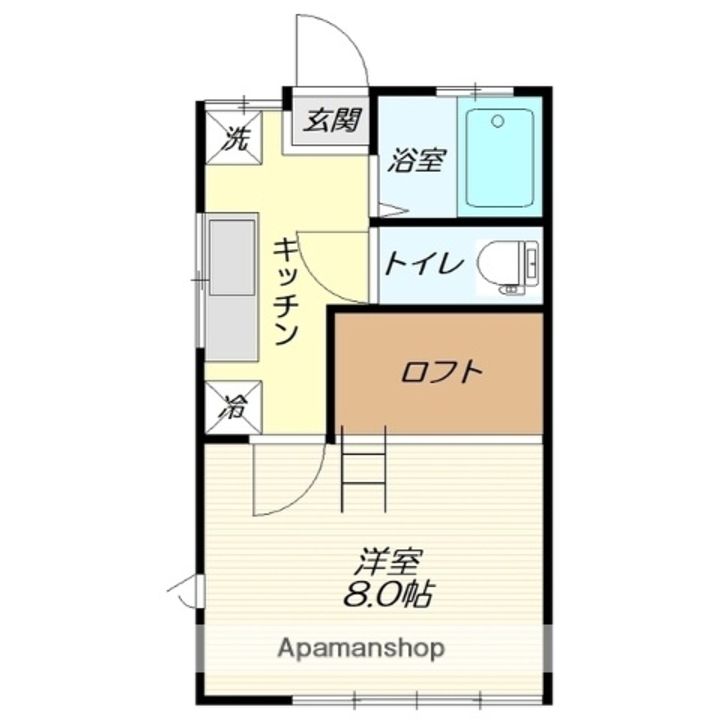 ダークホースクラブの間取り