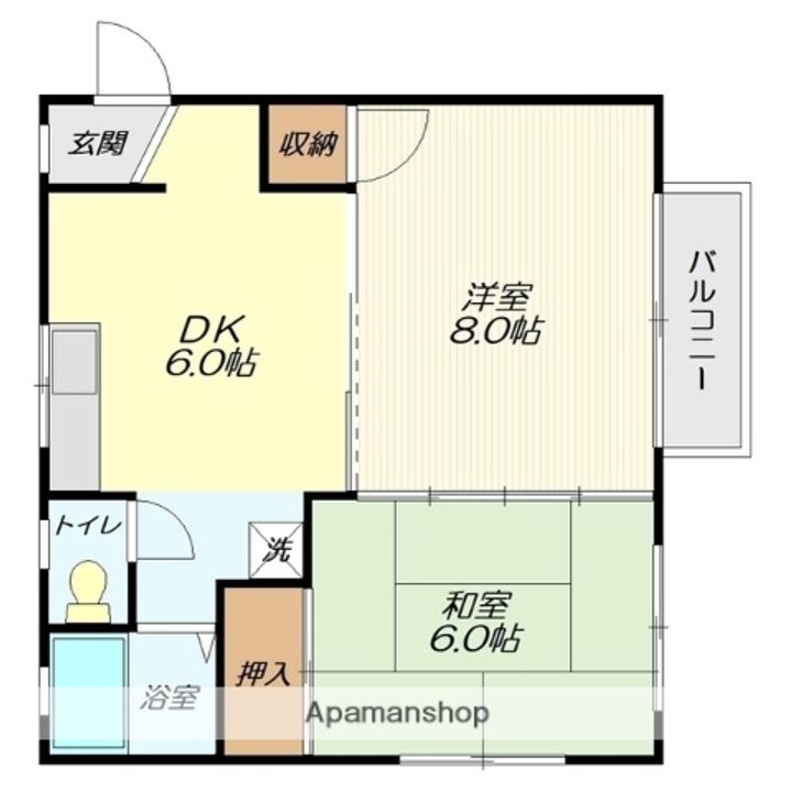 サニーコート201の間取り