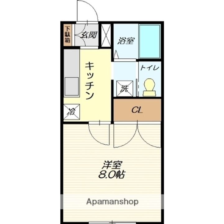 メゾン桜田(桜田西)A205の間取り