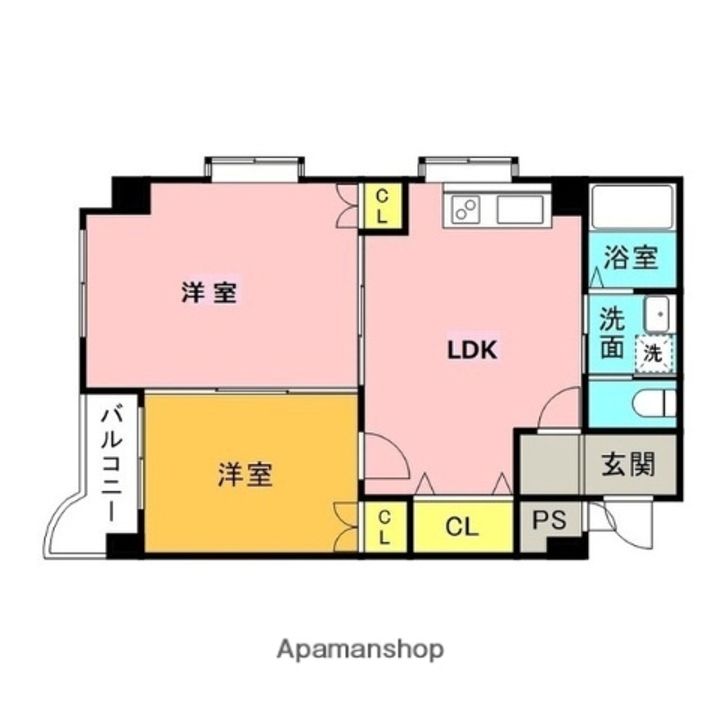 フローラTWO303の間取り