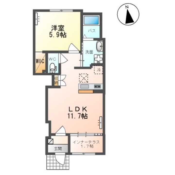 プライム柏木の間取り