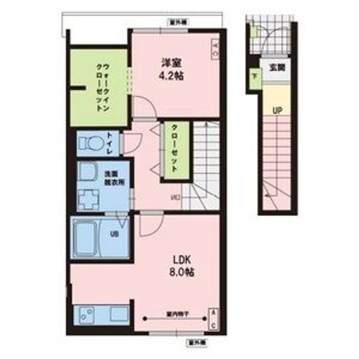 LE CHAT BLANC(ル・シャ・ブラン)202の間取り