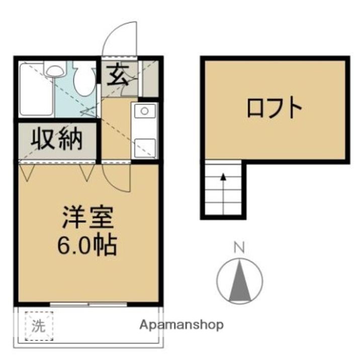 コーポベルウッドⅡ202の間取り
