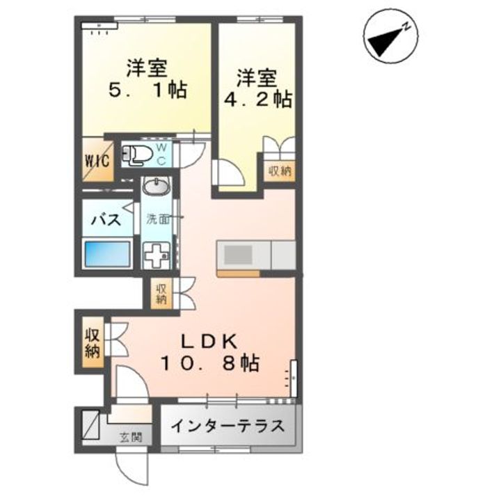 パーク モルデノの間取り