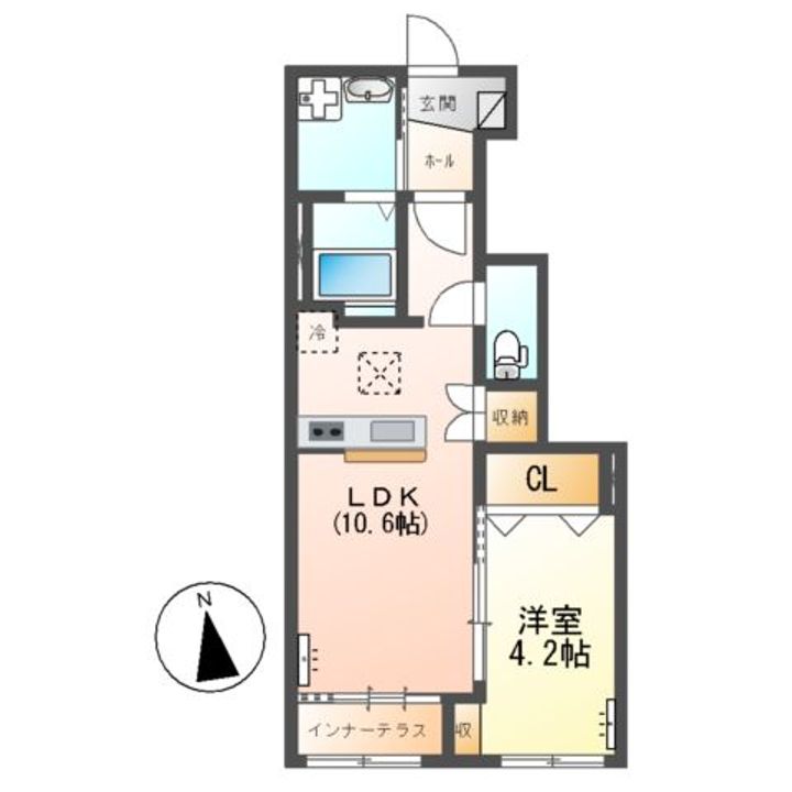 エトワール タケの間取り