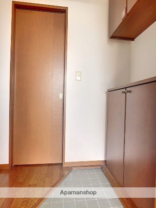 グリーンハイツ201の玄関