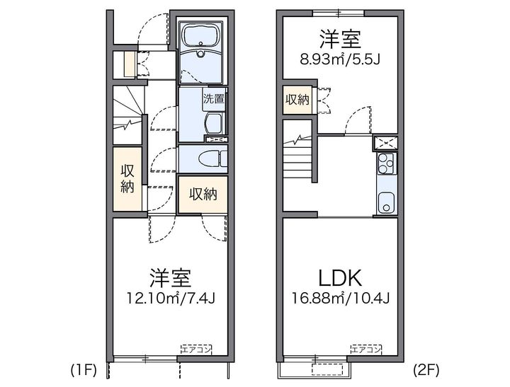 レオネクストミントの間取り