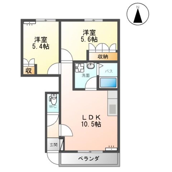 グレイスヴィラの間取り
