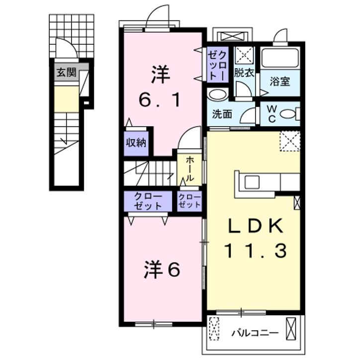 ベル ジェルメの間取り