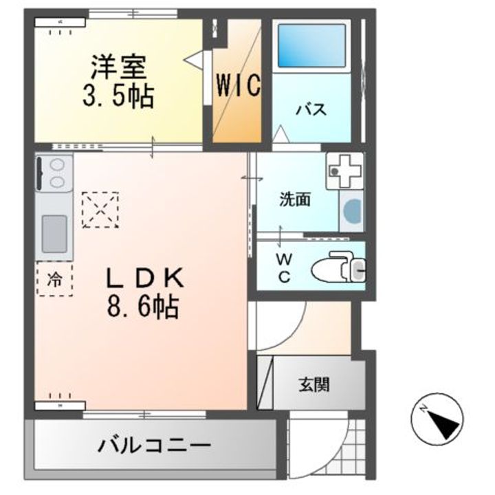 雫Ⅶの間取り