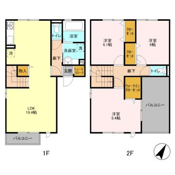 オークヒル吾妻の間取り
