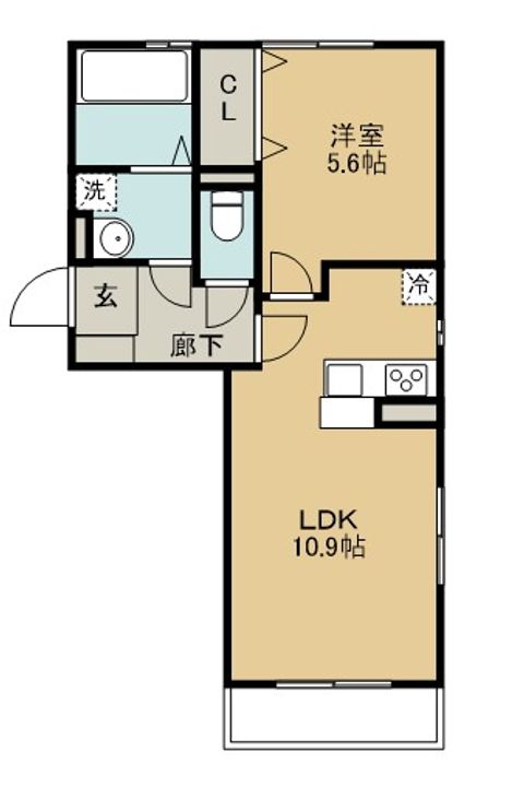 メゾン・フィエールⅡの間取り