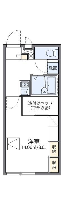 レオパレス檜木並の間取り