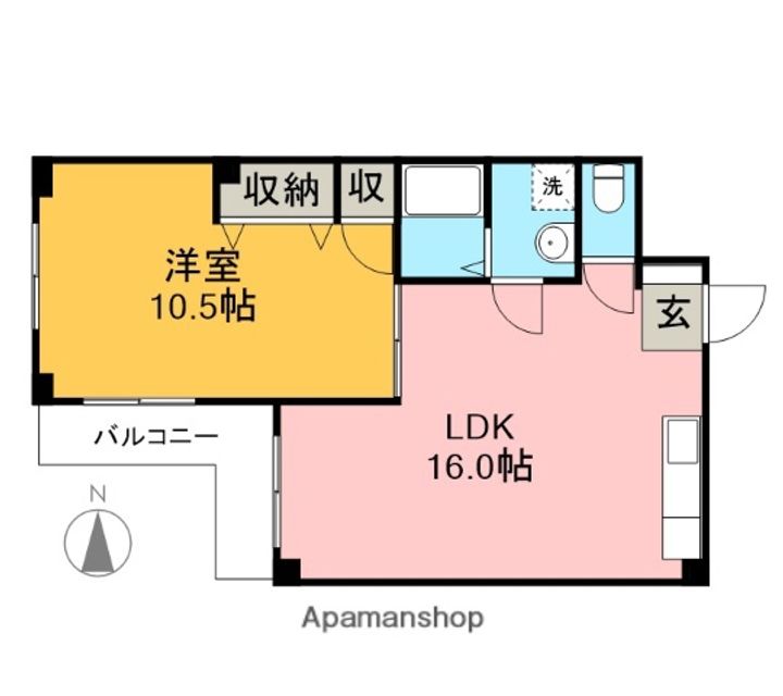 グランドハイツダイケーの間取り