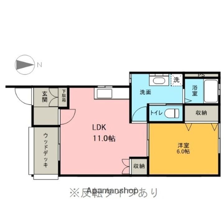 インターパークメゾン103の間取り