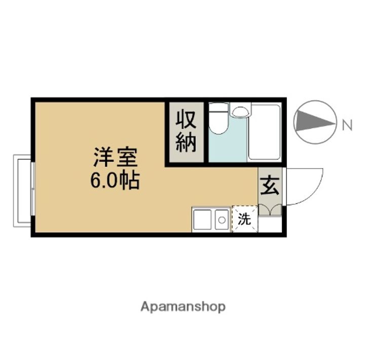 メイプルハイツ(峰)102の間取り