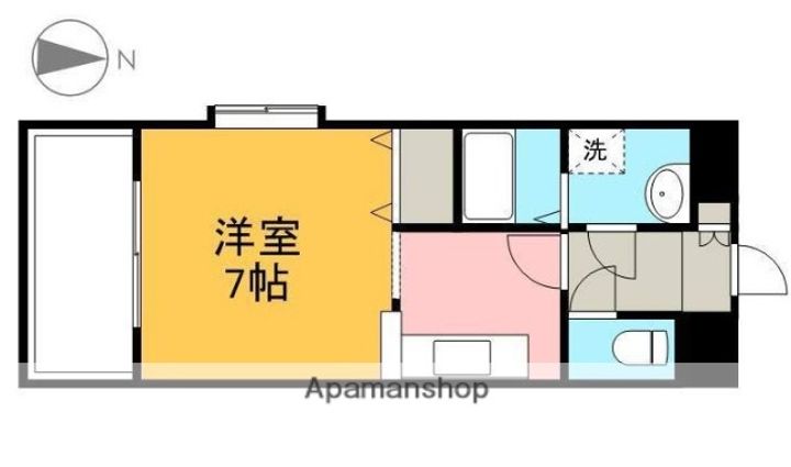 サニープレイス銀杏206の間取り