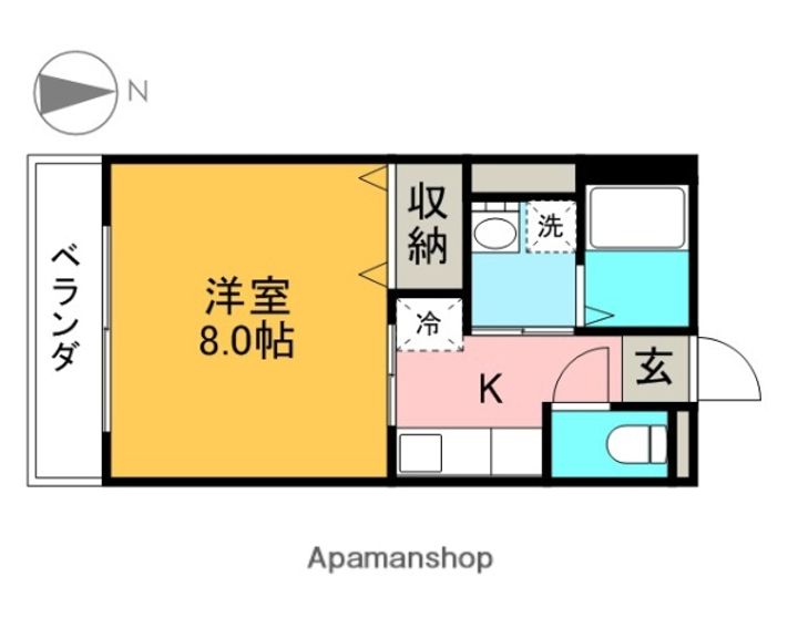 レーベルハイムB202の間取り