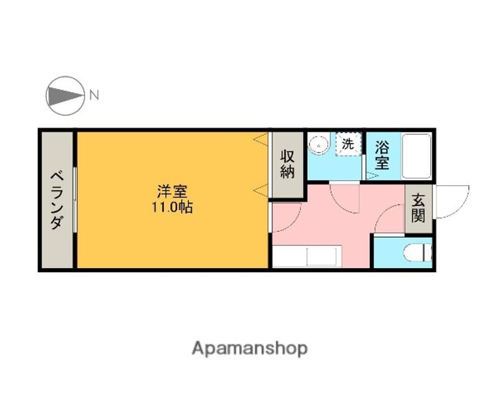 ビレッジオガワ101の間取り