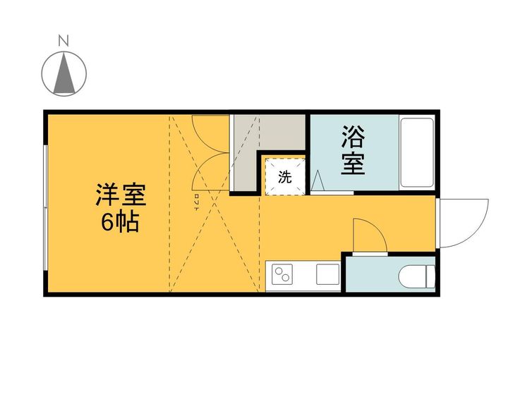 CASA陽東201の間取り
