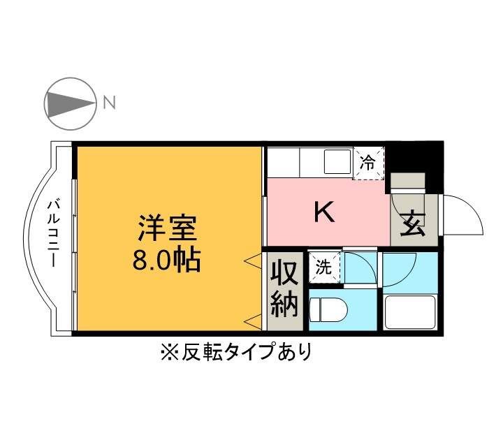 コーポM1(峰3丁目)203の間取り