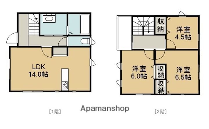 栃木県宇都宮市今泉町(一戸建)の賃貸物件戸建ての間取り
