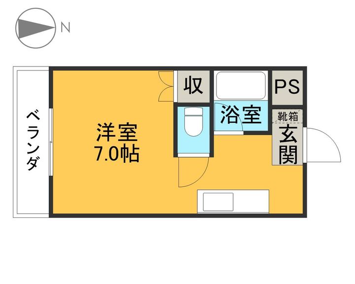 ドマーニ青山303の間取り