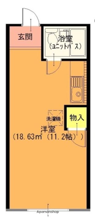 アネックス21 堀込202の間取り
