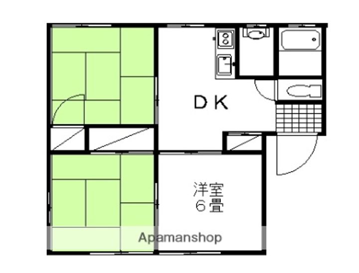 ラフォーレ若草A202の間取り