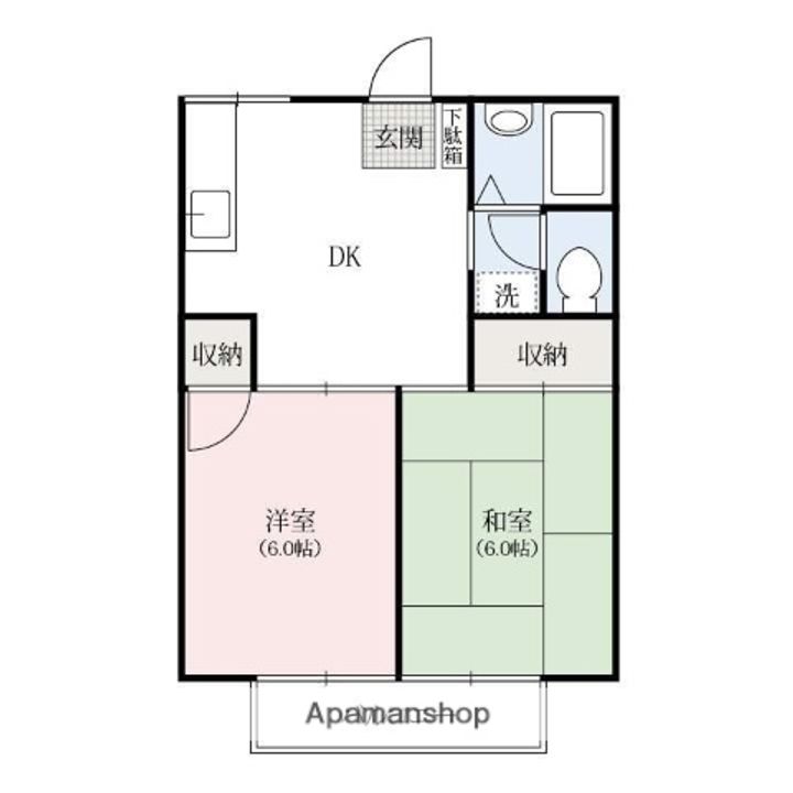 コーポスズラン102の外観