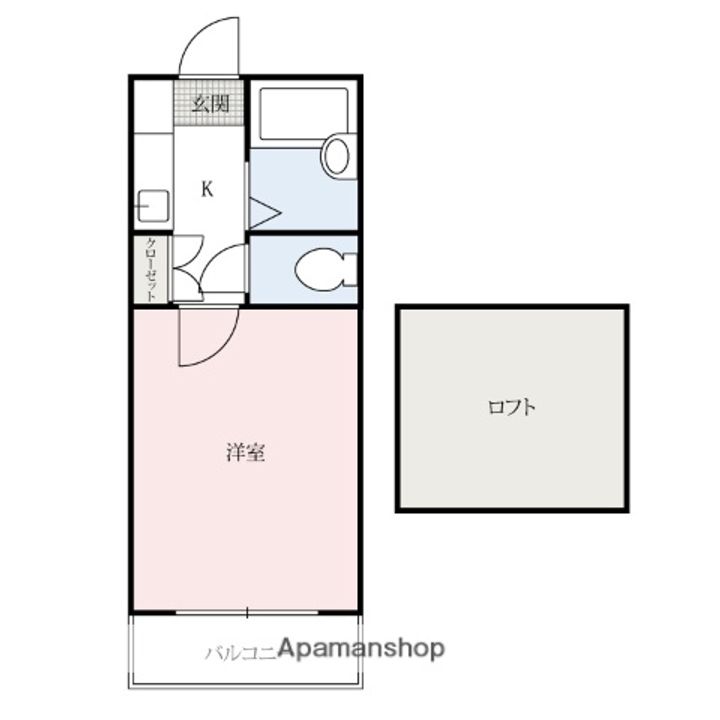 天二コーポCの間取り