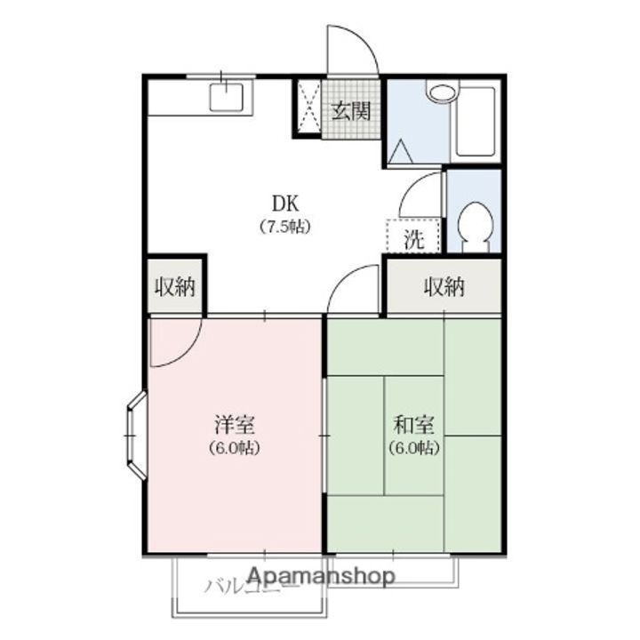 パールハイツの間取り