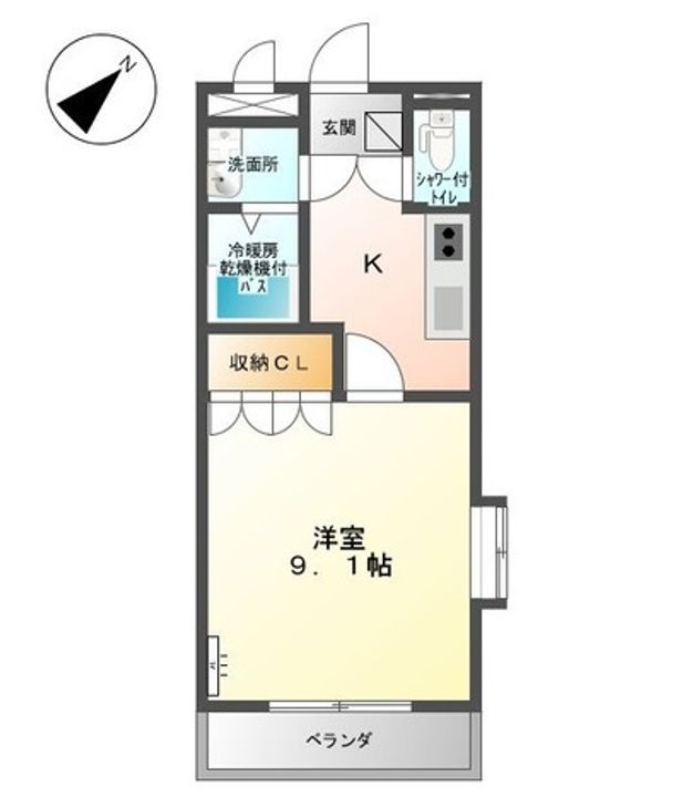 アビタッツィオーネの間取り