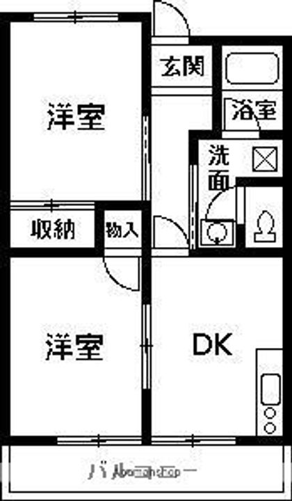 サンシャルム錦町303の間取り