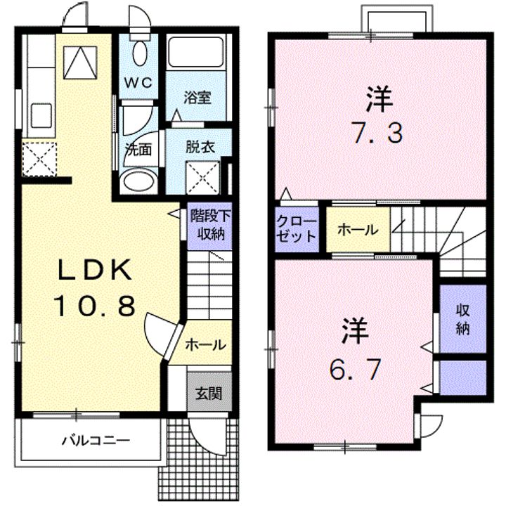 メープル アベニューの間取り