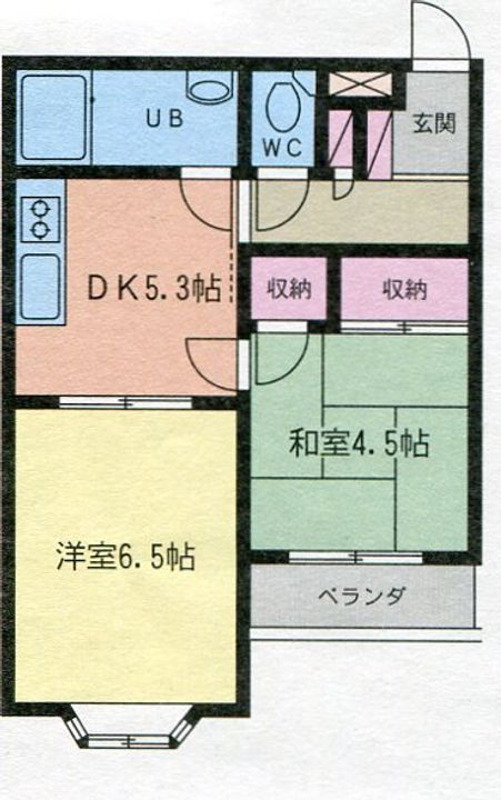 スタジオ足利33の間取り