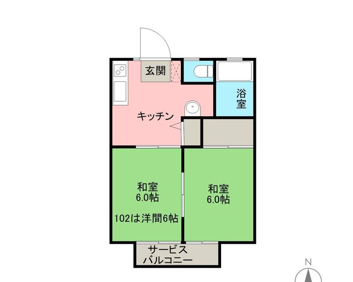 パナハイツ アインの間取り