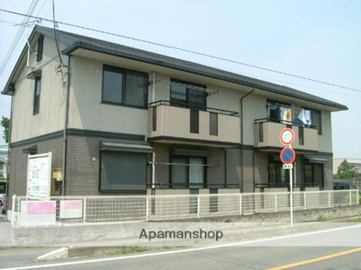 群馬県高崎市中豊岡町の賃貸アパートの外観